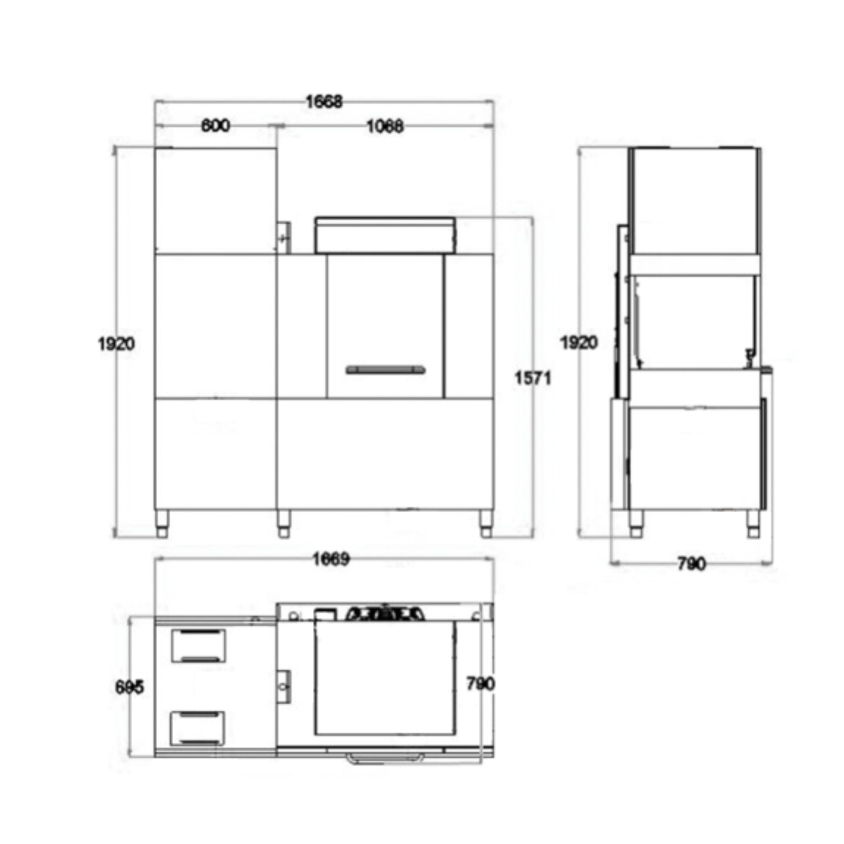 Conveyor Dishwasher | 200 Series