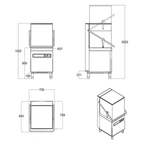 Hood-Type Dishwasher | 60E Series