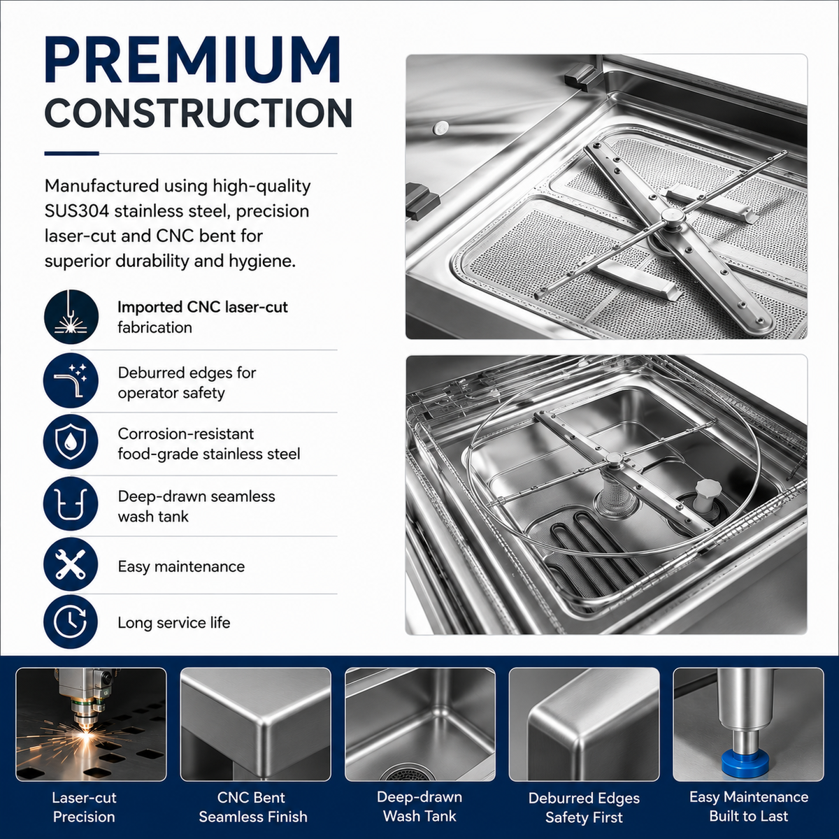 Hood-Type Dishwasher | 60E Series