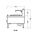Commercial Gas Kwali Blower 2 Burner
