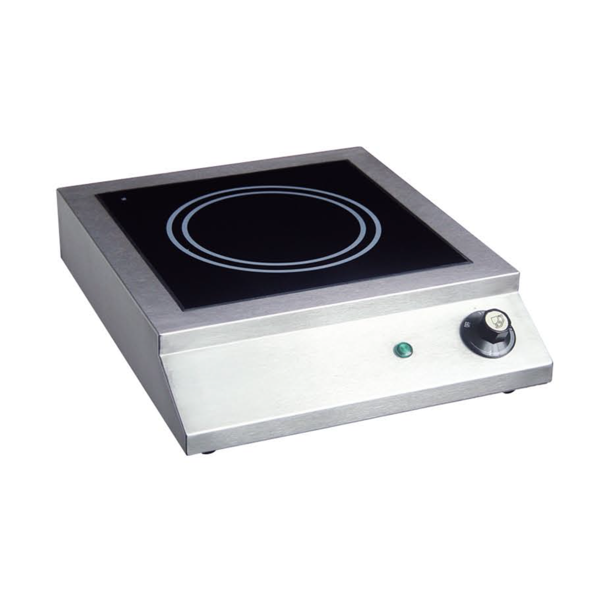 Commercial electric ceramic hob with ceramic glass cooktop