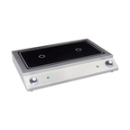 Single, double and four-zone commercial ceramic hob