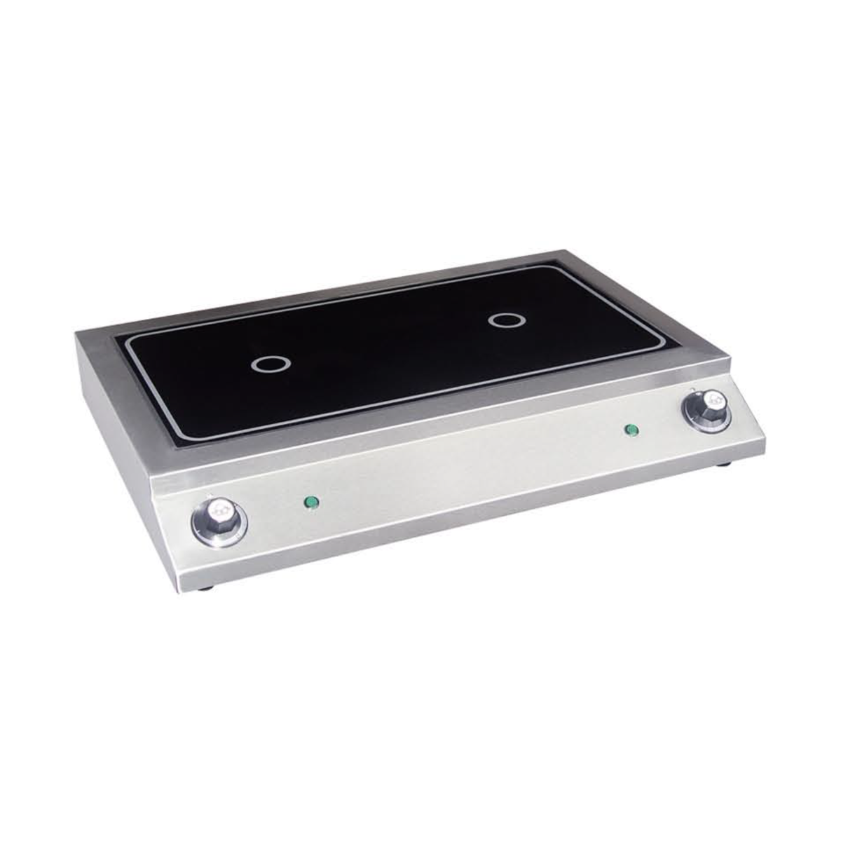 Single, double and four-zone commercial ceramic hob