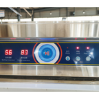 control panel of the 200K commercial conveyor dishwasher