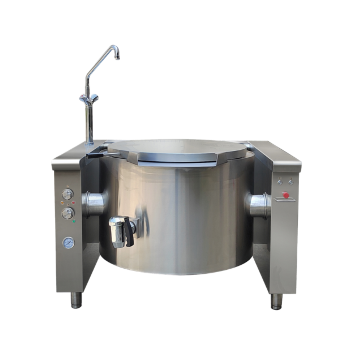Commercial electric tilting jacketed kettle
