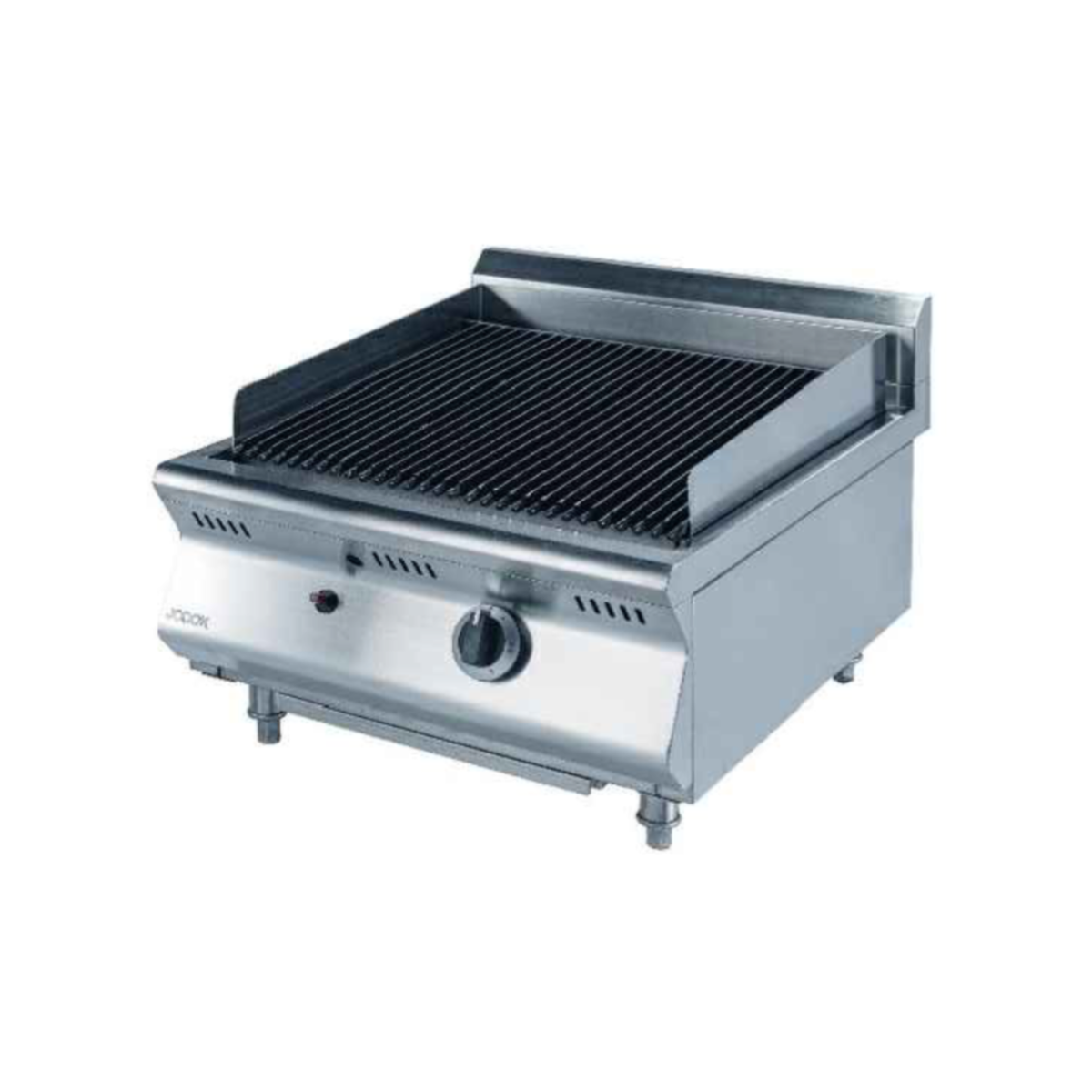 Commercial Gas Charcoal Griller/Charbroiler Portable | Countertop 600mm