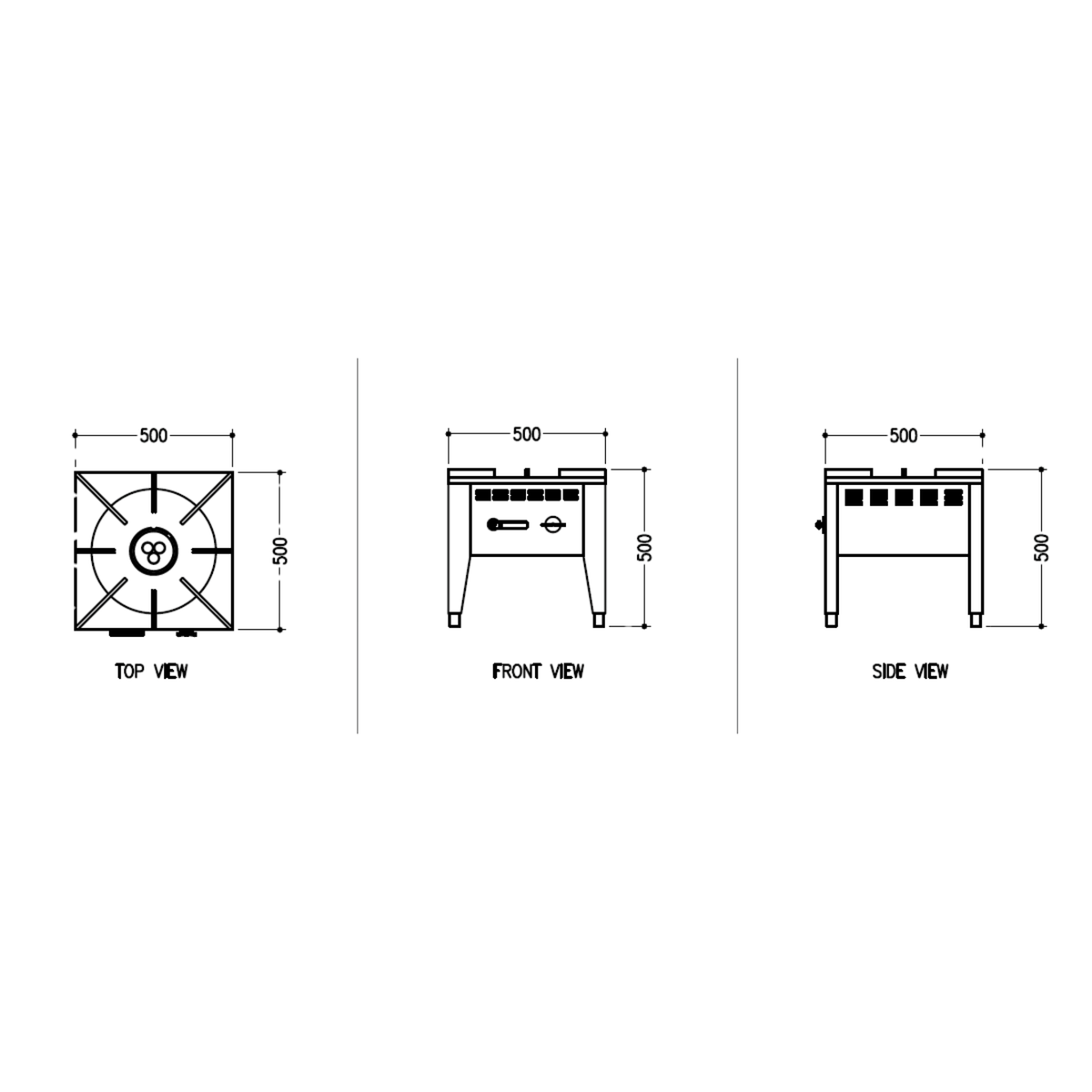 Commercial Gas Stock Pot Burner | Heavy-Duty Stock Pot Range