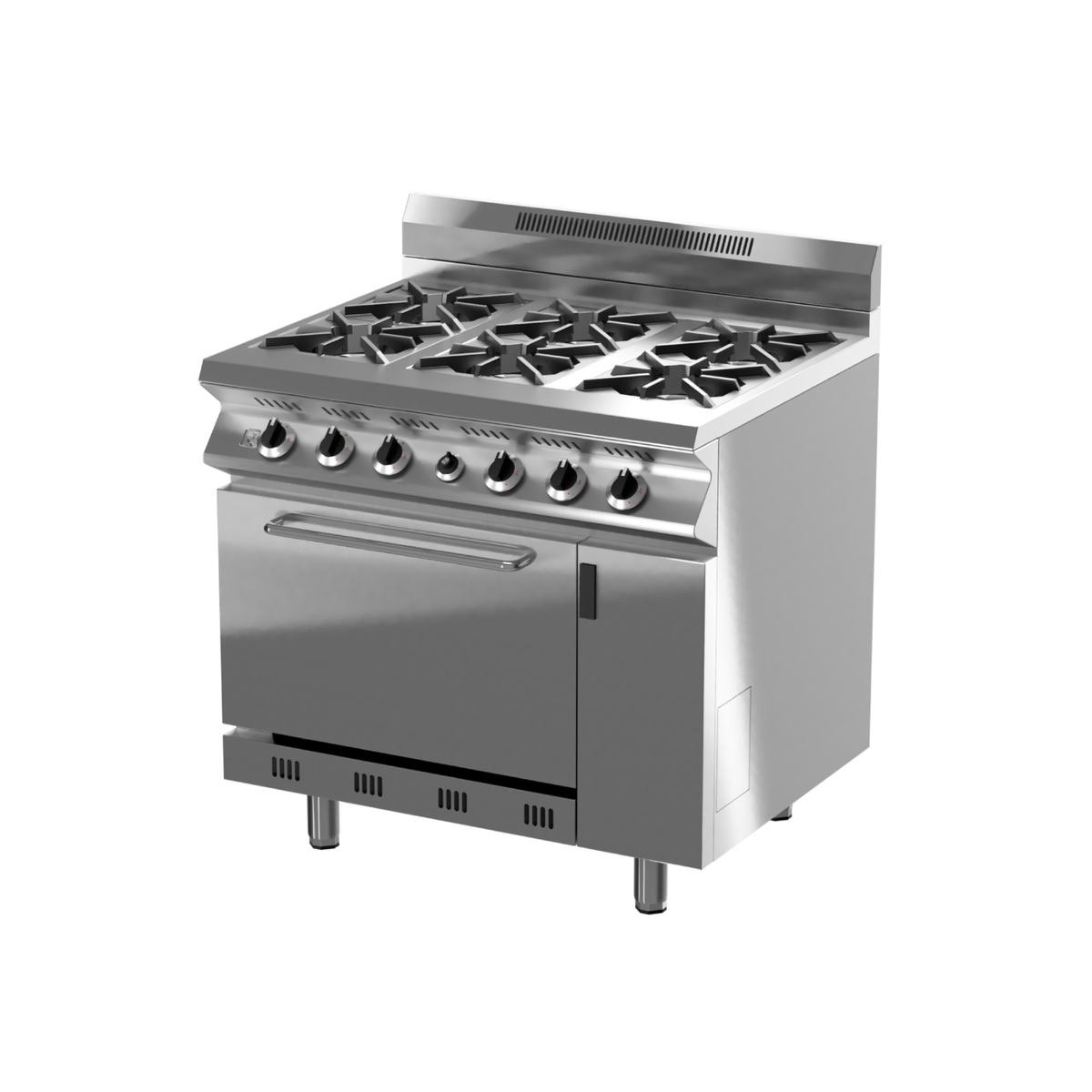 Commercial Gas Stove | 4 Burner & 6 Burner | Oven