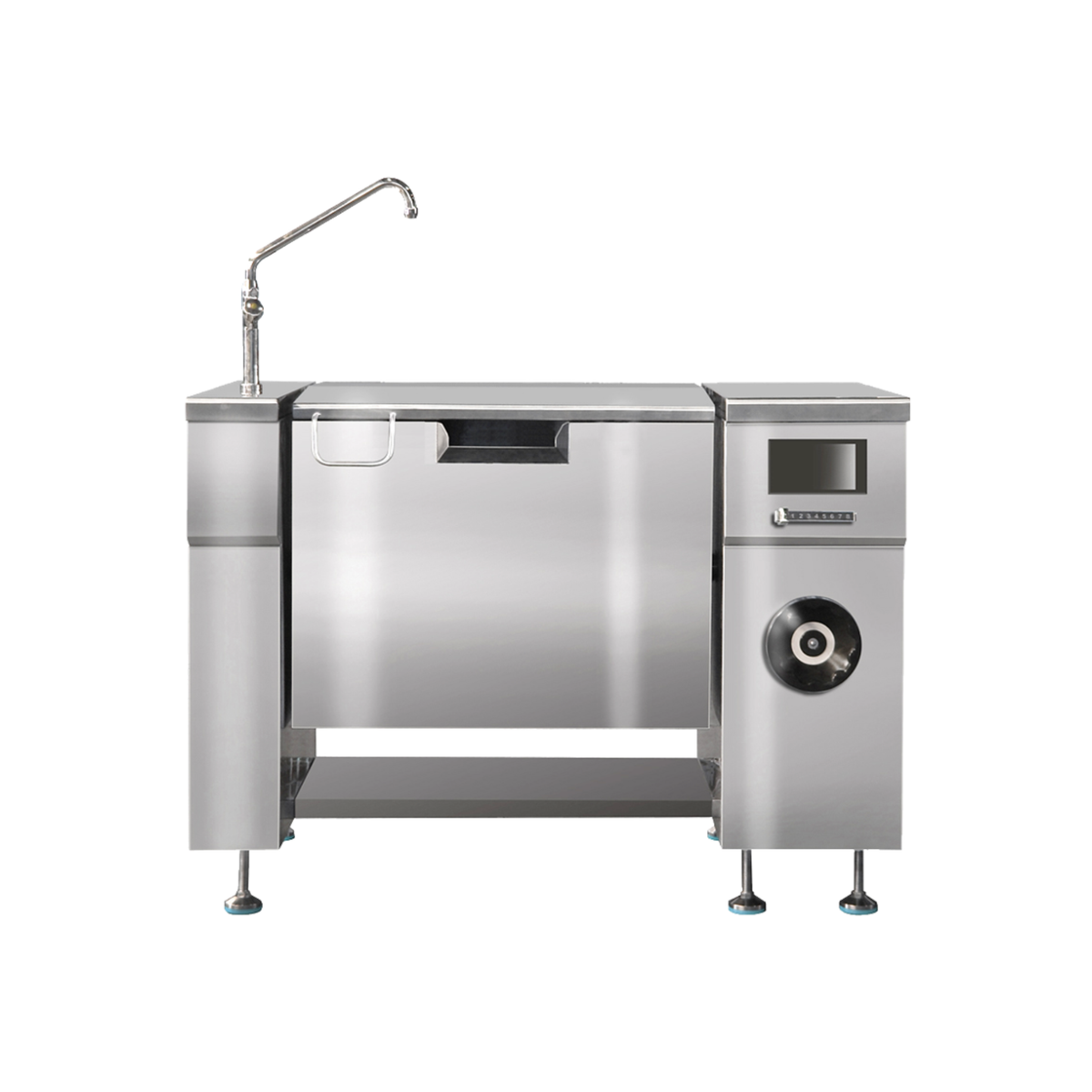 200L induction tilting kettle for commercial kitchens