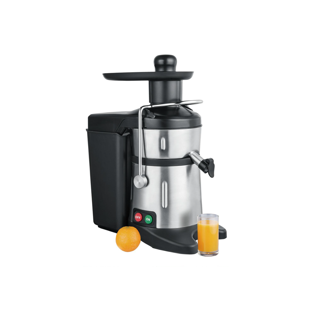 JC-900A commercial juice extractor with stainless steel body