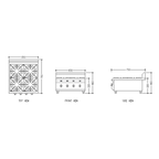 Commercial Gas Stove 4-Burner Portable