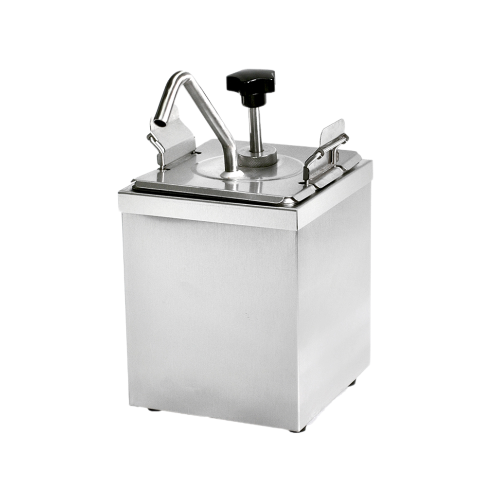 Stainless Steel Condiment Dispenser with Pump | JZF Series