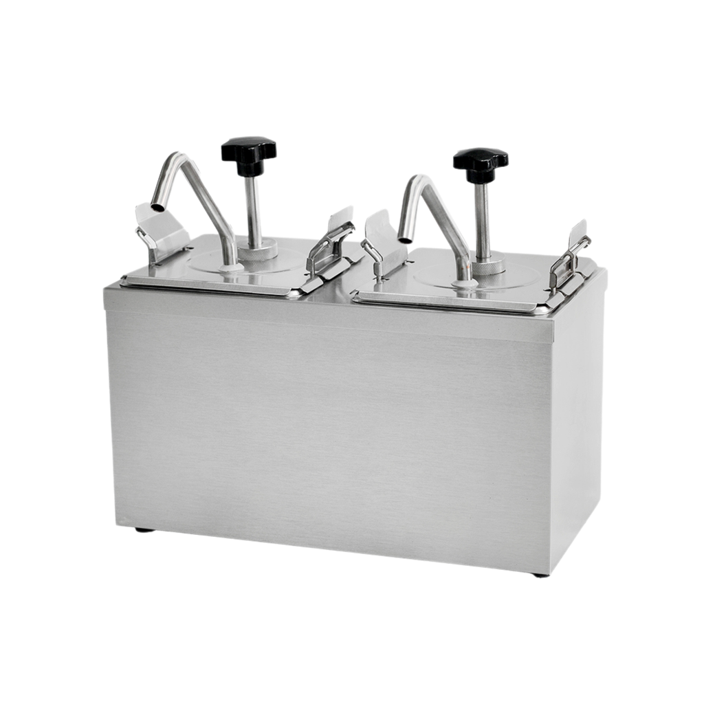 Stainless Steel Condiment Dispenser with Pump | JZF Series