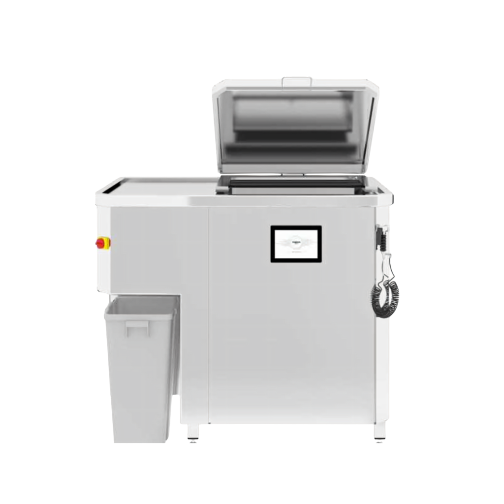 Commercial food waste dewatering machine