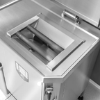 Kitchen waste grinder and dewatering machine
