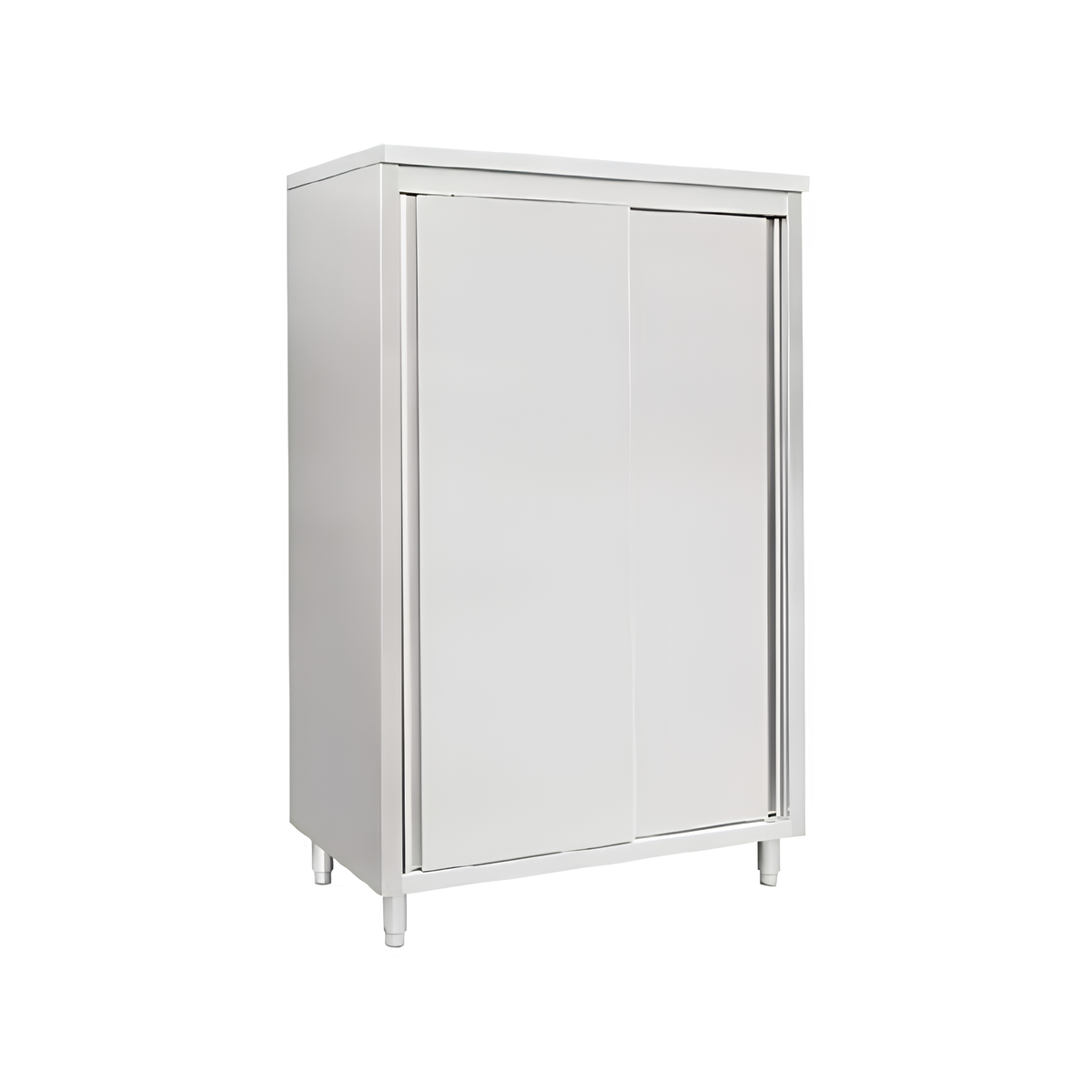 Stainless Steel Double-Door Storage Cabinet