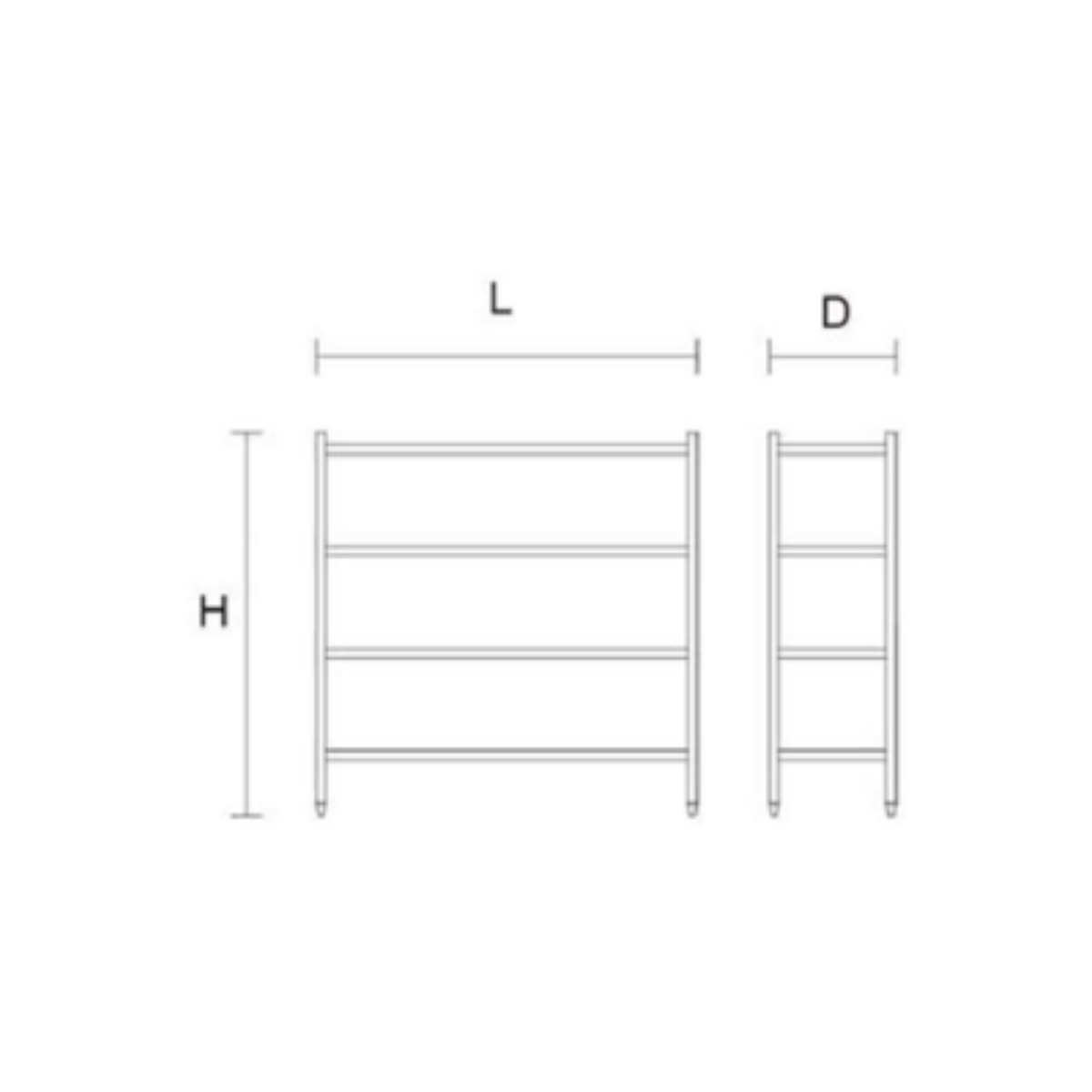 Commercial Stainless Steel 4-Tier Shelving Unit Storage Shelf