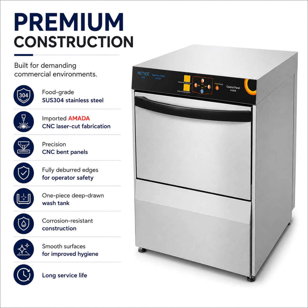 Undercounter Dishwasher | ET-50B